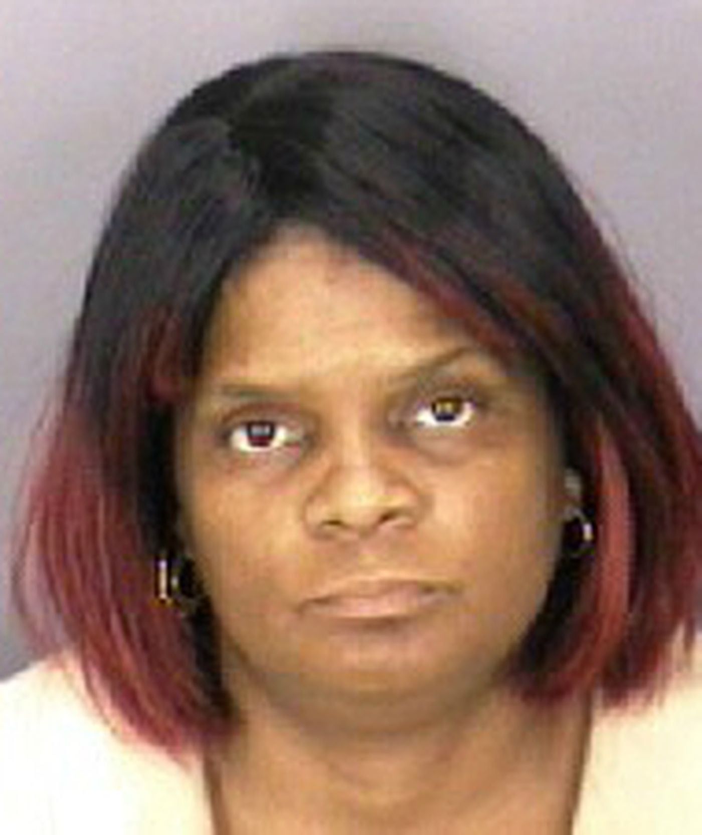 Gloria Byars in a police mug shot when she was arrested in Virginia in 2003.
