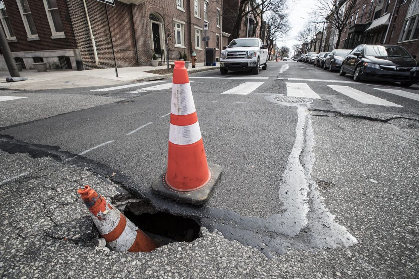 Image result for phila 34th street potholes